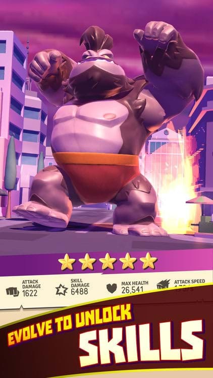 Tiến hóa để mở khóa nhiều kỹ năng mới