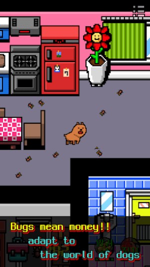 Những con gián là tiền tệ của loài chó trong game