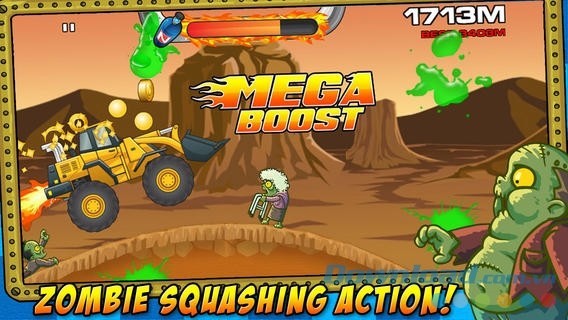 Game hành động Endless Run kết hợp tốc độ I Hate Zombies