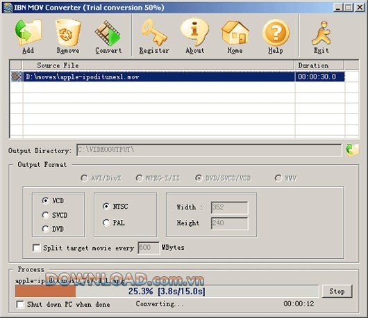 IBN MOV Converter