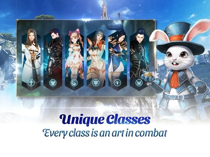 Icarus M: Guild War có nhiều lớp nhân vật, mỗi lớp sở hữu các khả năng độc đáo