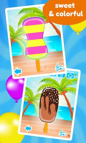 Các bạn nhỏ có thể chọn nhiều hình dạng kem khác nhau