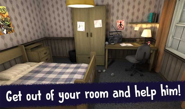 Hãy nhanh chóng ra khỏi phòng và giải cứu anh ấy trong Ice Scream for Android