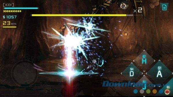 ICEY cho Android có lối chơi dễ nhưng cực
