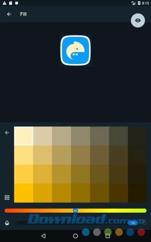 Icon Pack Studio cho Android chỉnh màu sắc