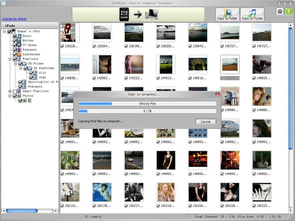 Sao lưu nhạc, video trên iPod nhanh chóng với iCopyBot