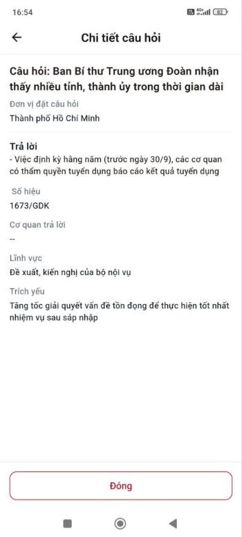 Cung cấp các câu hỏi – đáp liên quan