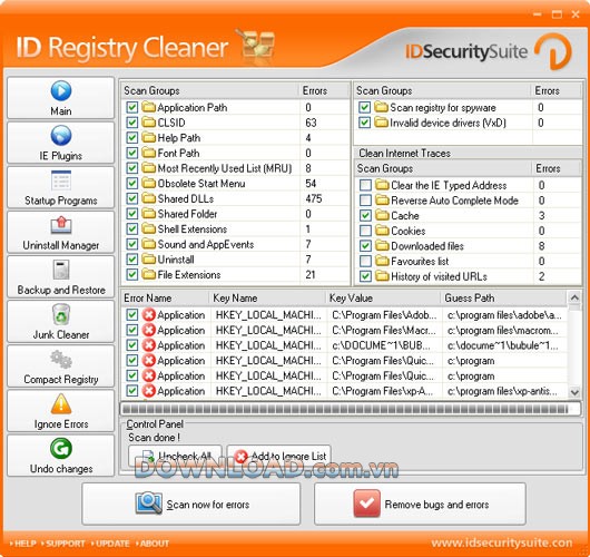ID Registry Cleaner