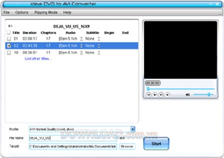 Ideal DVD to AVI Converter
