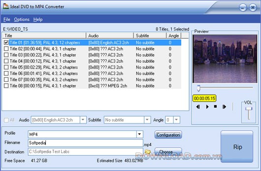 Ideal DVD to MP4 Converter