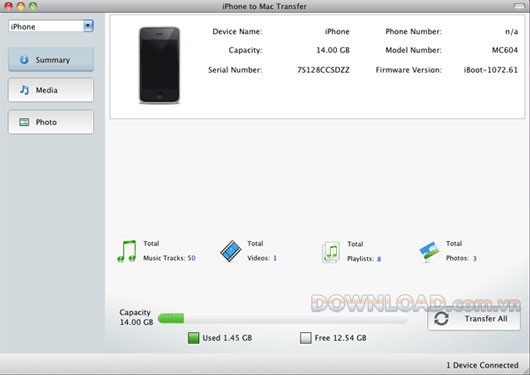 iDeer iPhone to Mac Transfer
