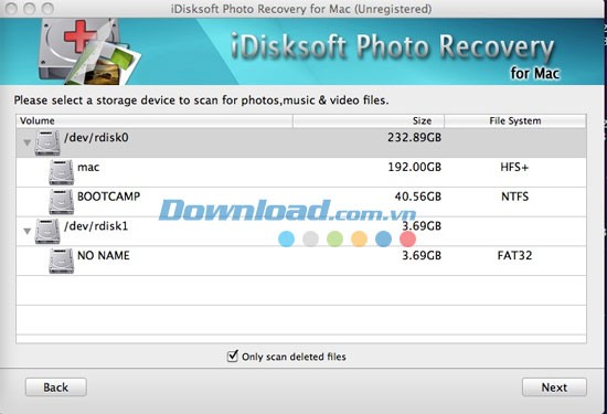iDisksoft Photo Recovery for Mac
