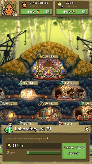 Mở rộng các khoang trong tổ kiến để tạo chỗ cho nhiều kiến hơn