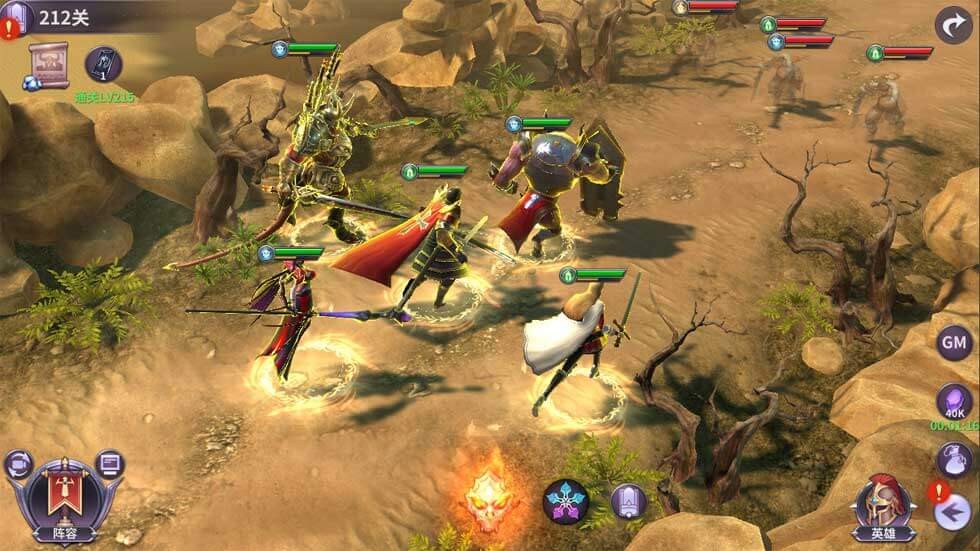 Cuộc chiến trong game Idle Big Devil