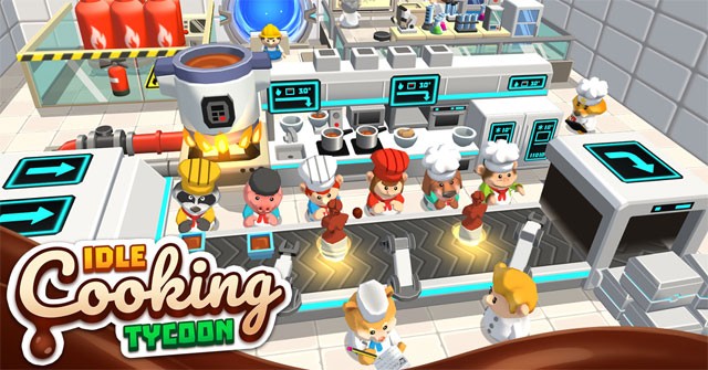 Idle Cooking Tycoon có đồ họa 3D sống động và đầy màu sắc