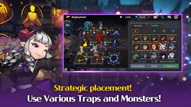 Triển khai chiến thuật khôn ngoạn bằng cách sử dụng quái vật và bẫy