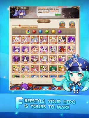 Tự do tùy chỉnh anh hùng của bạn