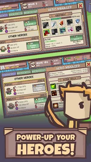 Nâng cao sức mạnh cho các anh hùng