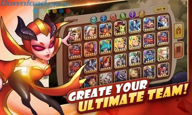 Thành lập team gồm nhiều anh hùng mạnh mẽ