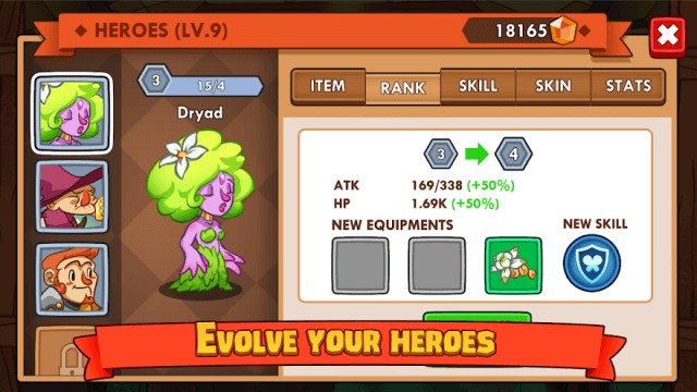 Tiến hóa anh hùng của bạn