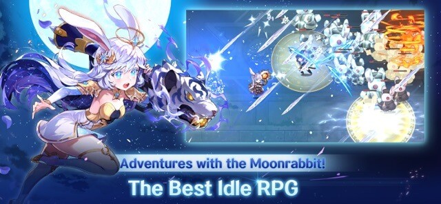 Tham gia cuộc phiêu lưu thú vị cùng Thỏ mặt trăng trong game Idle MoonRabbit