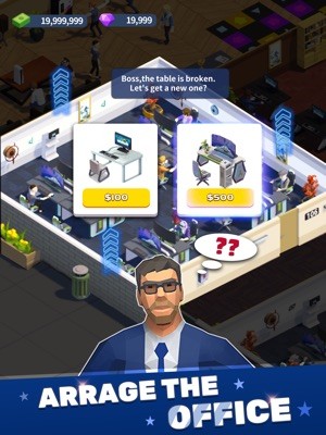 Idle Office Tycoon cho bạn vào vai một người làm bất động sản, chuyên cho thuê các tòa nhà văn phòng