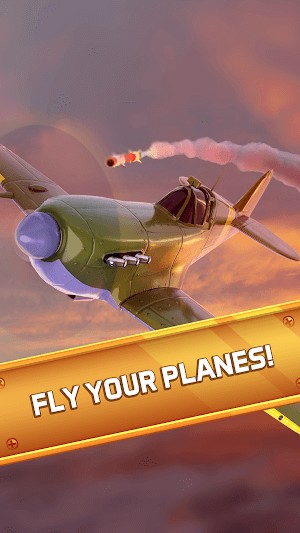 Lái máy bay trên bầu trời