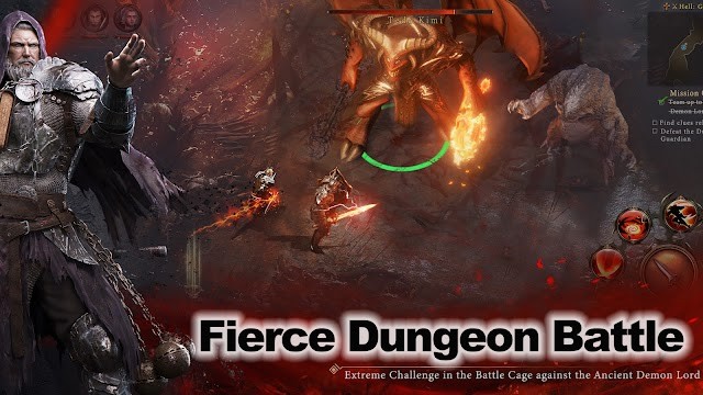 Tham gia vào các trận chiến đáng sợ trong ngục tối