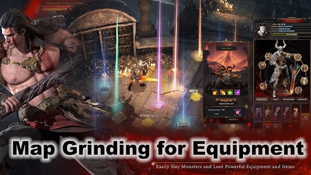 Khám phá bản đồ đặt nhặt trang bị