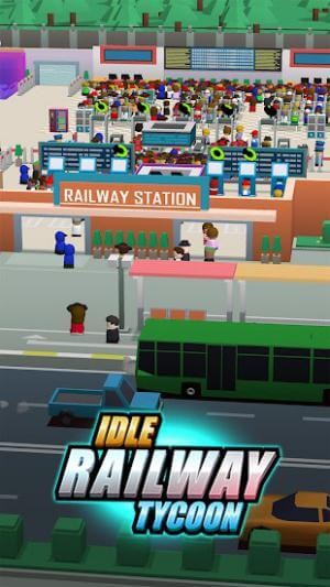 Quản lý đường sắt của bạn trong game Idle Railway Tycoon