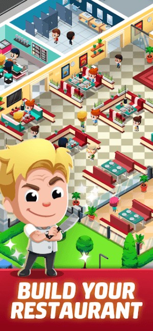 Idle Restaurant Tycoon cho bạn trở thành một ông trùm kinh doanh nhà hàng