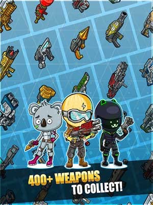 Hơn 400 loại vũ khí để thu thập