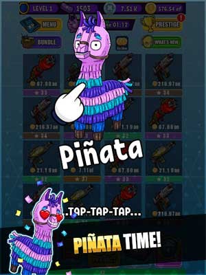Đập vỡ Pinata để nhận được những phần quà bất ngờ
