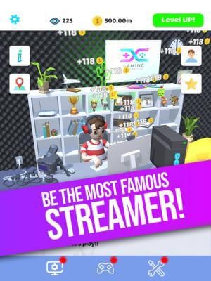 Trở thành streamer nổi tiếng nhất trong game Idle Streamer