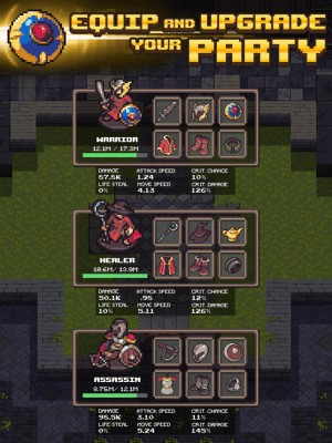 Trang bị và nâng cấp cho các anh hùng của bạn