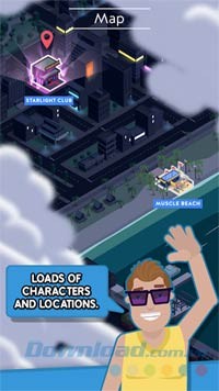 Chọn nhân vật và địa điểm