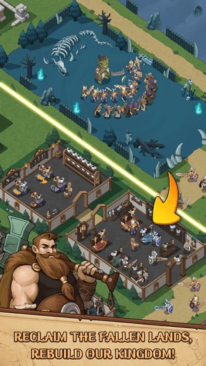 Tận dụng tài nguyên từ chiến thắng để xây dựng ngôi làng