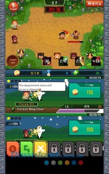 Nhiệm vụ trong game Idle Warriors