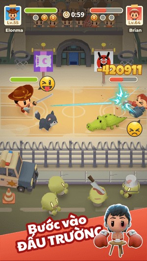 Bước vào đấu trường