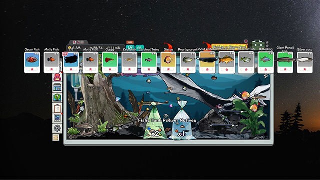 Nuôi nhiều loài cá khác nhau