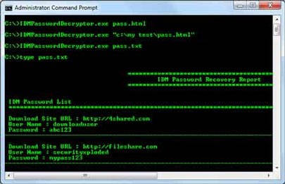 IDMPasswordDecryptor