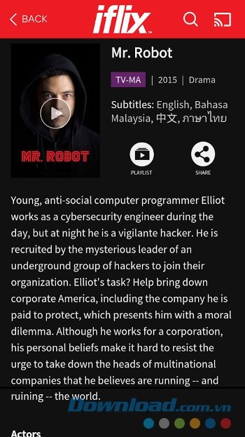 iflix cung cấp thông tin phim đầy đủ