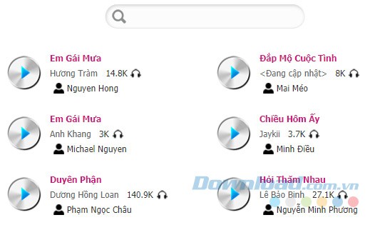 Danh mục bài hát