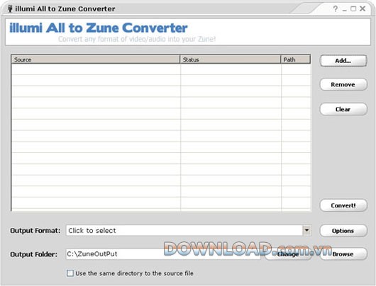illumi All to Zune Converter