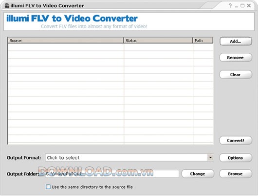 illumi FLV to Video Converter