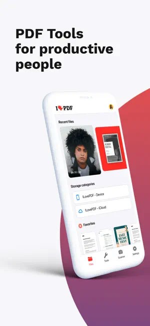 Giao diện iLovePDF
