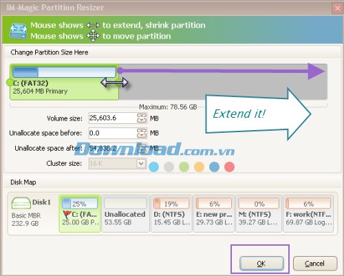 IM-Magic Partition Resizer Free