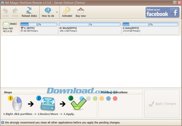 IM-Magic Partition Resizer Server Edition