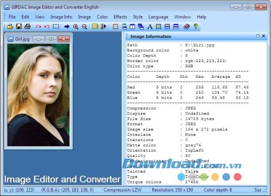 Girdac Image Editor and Converter