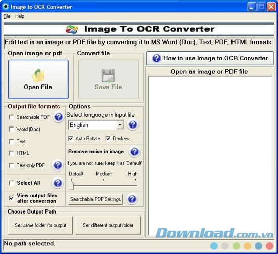Image to OCR Converter